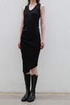 marc le bihan sleeveless pleated T-shirt 1867 E23 black